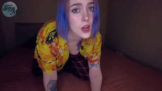 Stacy Mwezi spanks yake kubwa nyeupe punda til yeye hawezi kuchukua hakuna zaidi