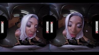 VR Cosplay X Jasmine Webb&amp;#039;s Pussy Lips Wrapped Around Your Dick